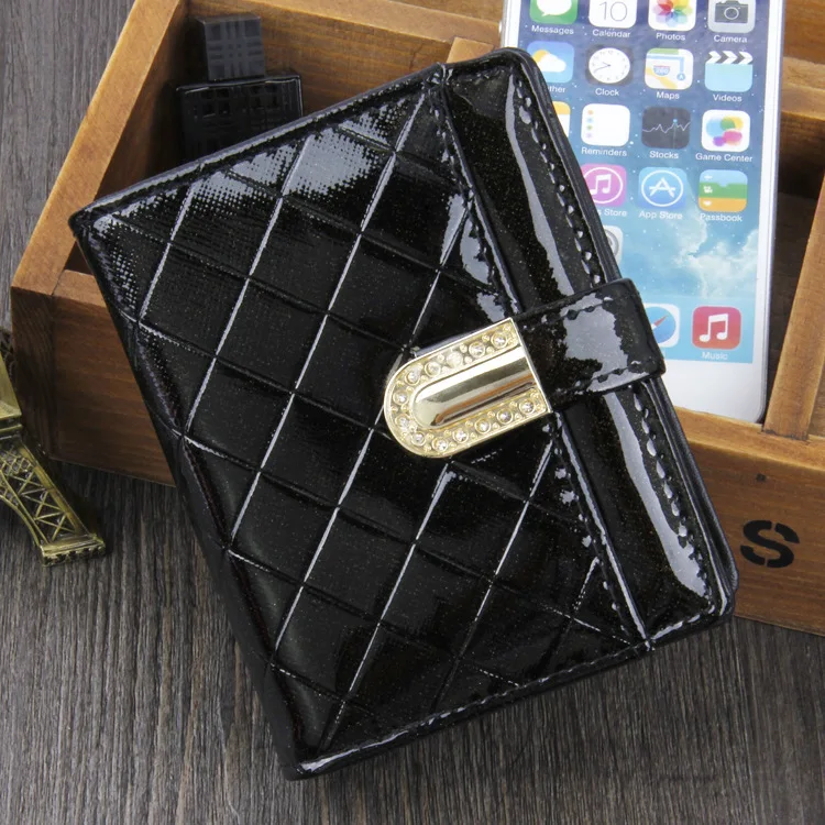 Лидер продаж брендовый яркий кошелек в клетку из искусственной кожи 4 чистых