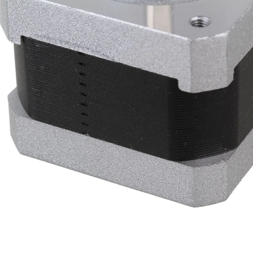 Серебряный 42 мм двухполярный проекционный шаговый двигатель DC12V 0.4A двухфазные