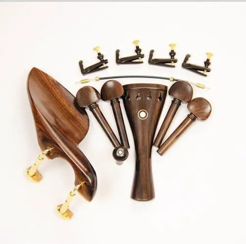 Оптовая продажа 2 комплекта натуральное Эбеновое дерево 4/4 аксессуары для