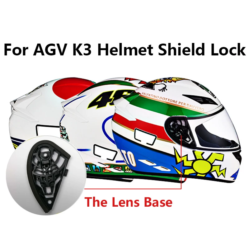 1 пара оригинальных запчастей для шлема AGV K3 защитный Поворотный Комплект