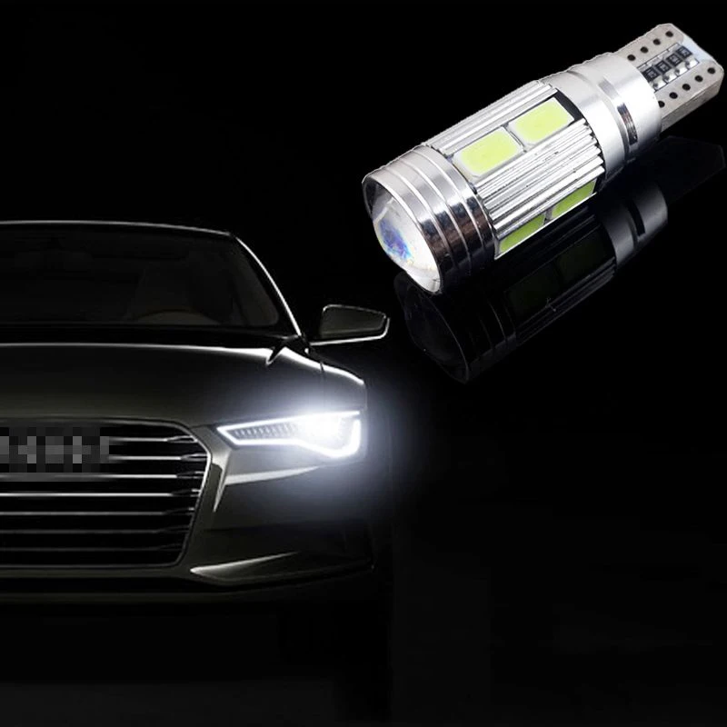 2 шт./лот Автомобильный источник света SUNKIA T10 W5W 194 168 CANBUS 10 SMD 5630 ширина габаритный