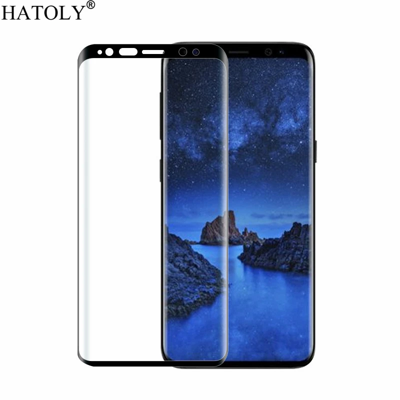 1 шт. 3D закаленное стекло с закругленными краями для samsung Galaxy S8 защита экрана