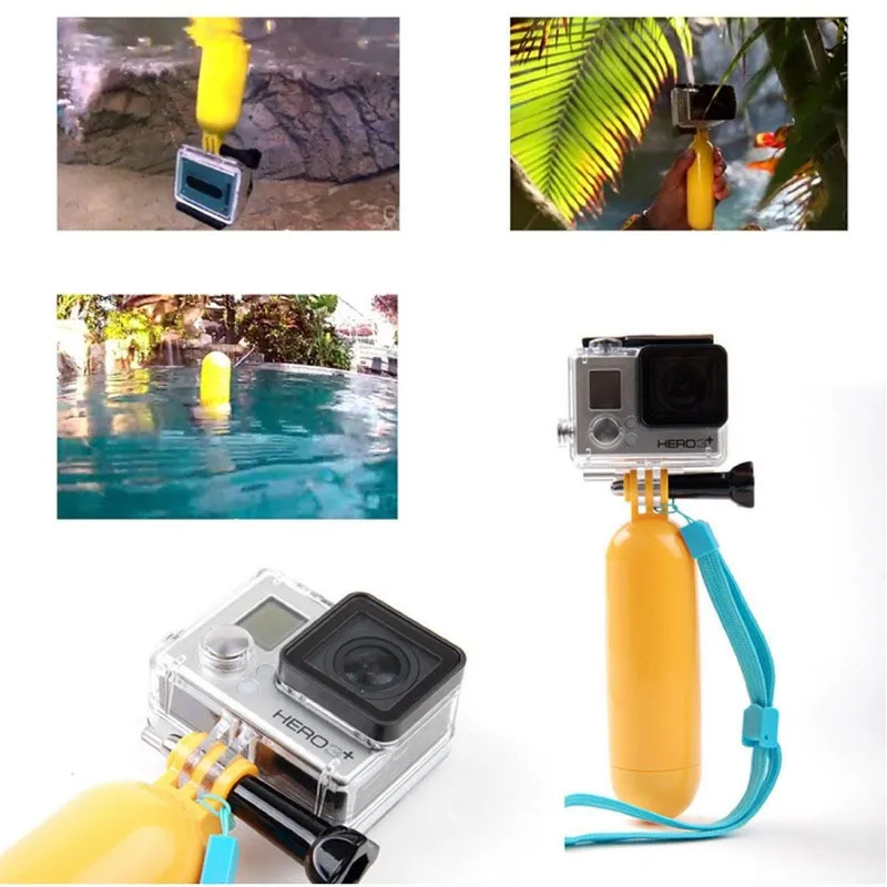 Ручной плавающий монопод ANJIRUI Go Pro для GoPro Hero 2 3 +/3 4 Sj4000 аксессуары спортивной