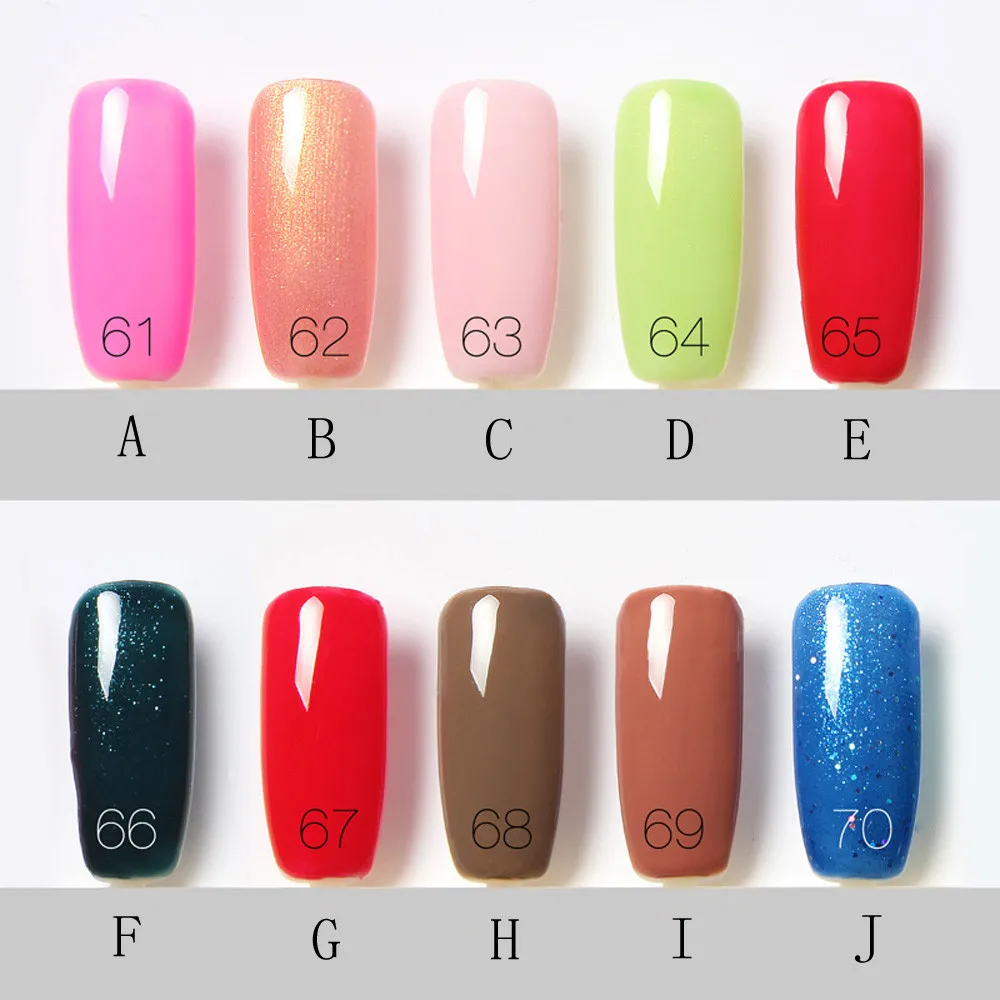 УФ лак для ногтей FOCALLURE Bling 80 видов цветной светильник блестящий клей 6 мл емкость