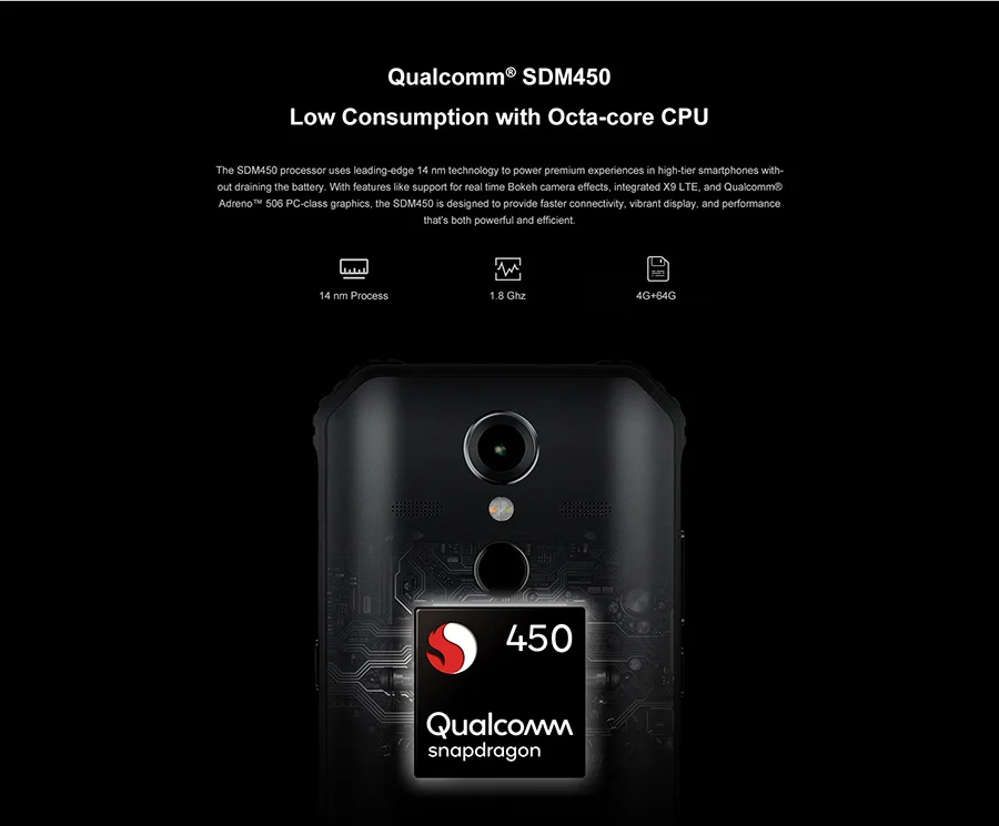 AGM A9 JBL Android 8,1 18:9 5,9" HD IP68 Водонепроницаемый 4 Гб+ 64 Гб Qualcomm Восьмиядерный 5400 мАч отпечаток пальца OTG телефон nfc