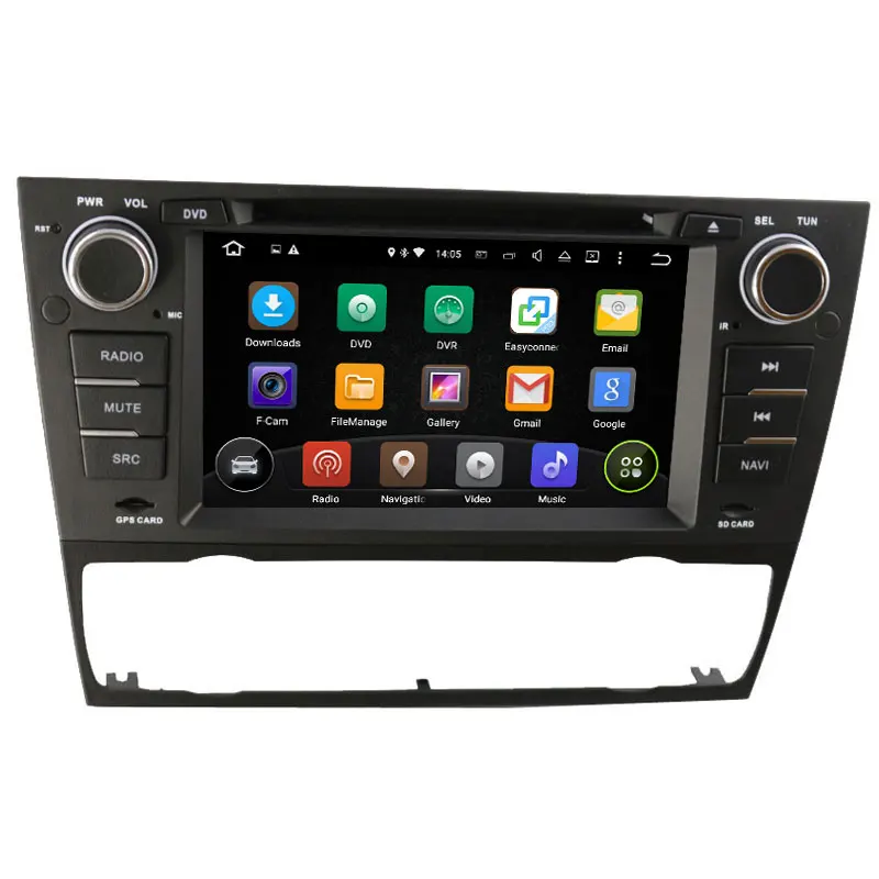 HD емкостный экран система Android 9 0 Автомобильный мультимедийный DVD плеер для BMW E90 E91