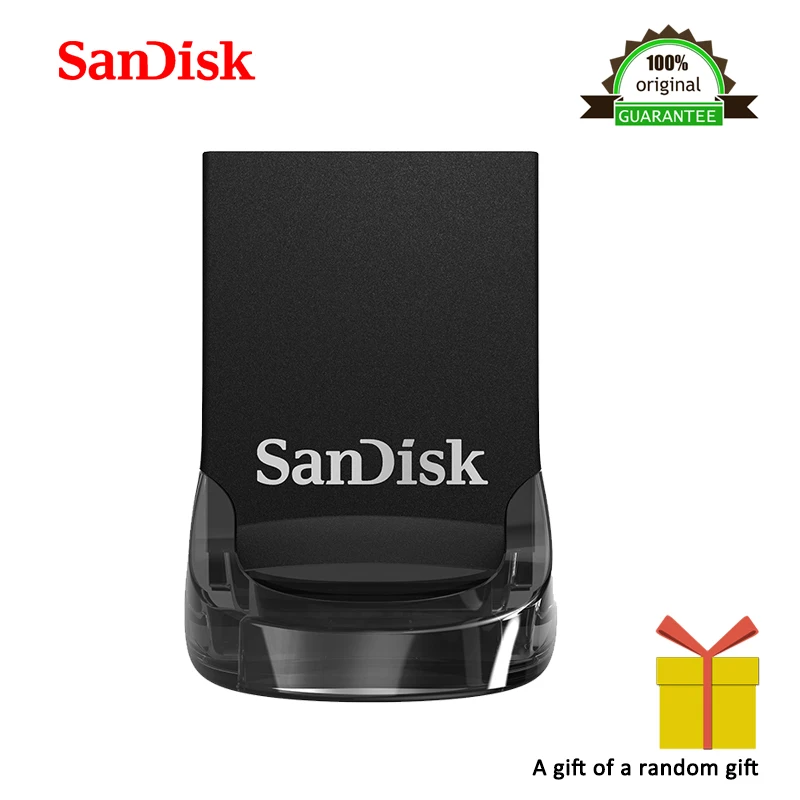 Sandisk CZ430 флеш накопитель 16 ГБ 32 64 Гб до 130 МБ/с./с usb mini USB 100% оригинальная поддержка