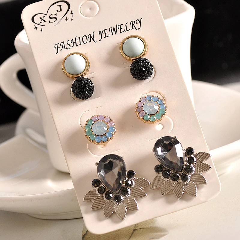 Новые модные женские Украшения оптовая продажа красивые серьги для дня рождения