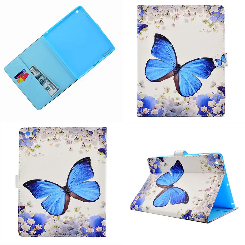 Для Apple iPad 2/3/4 9,7 дюймов Чехол чехол для планшета мультфильм ультра тонкий флип чехол из мягкого ТПУ+ из искусственной кожи Стенд протектор чехол для телефона