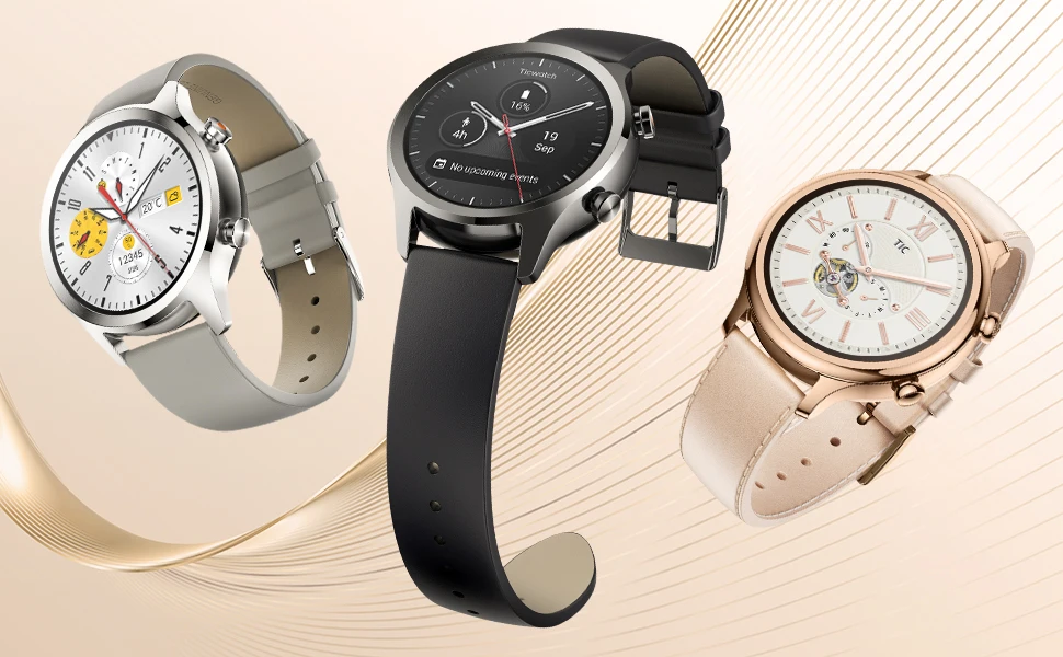 Ticwatch C2 Smartwatch Android Wear OS Встроенный gps монитор сердечного ритма фитнес-трекер Google Pay 400 мАч 1-1,5 дней 1,3 ''AMOLED