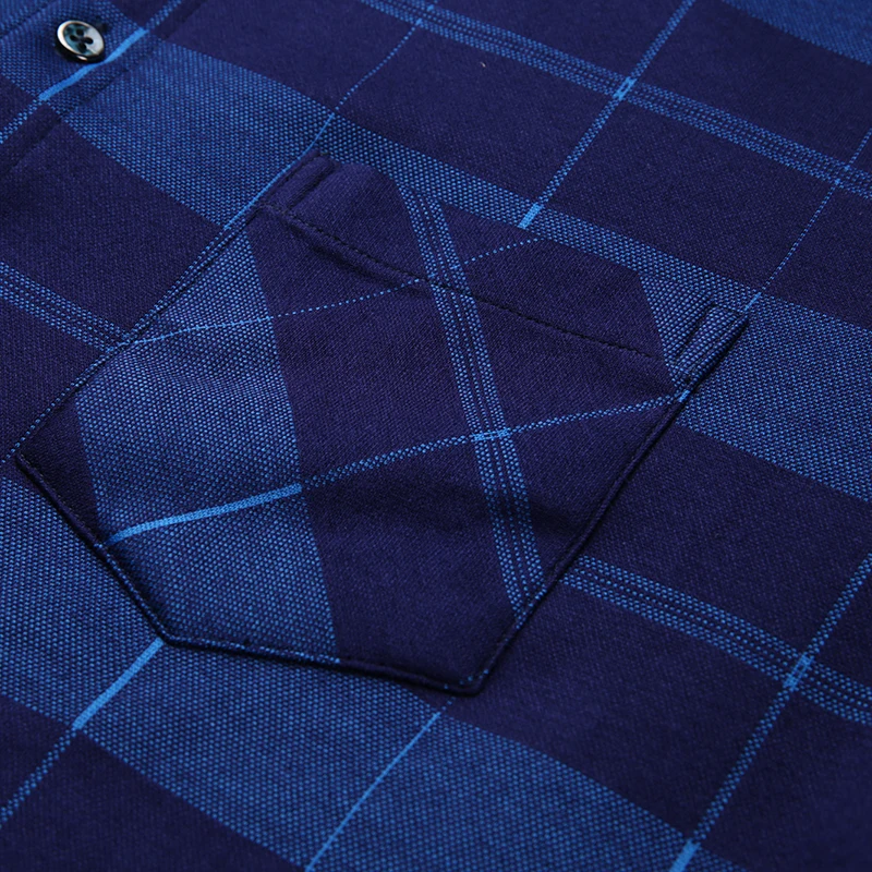 2019 зимняя теплая Толстая Повседневная мужская рубашка с длинными рукавами