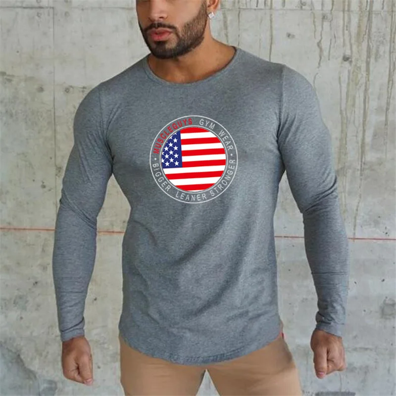 Бренд 2021 новая одежда тренажерные залы Tight футболка мужские фитнес homme Сель с