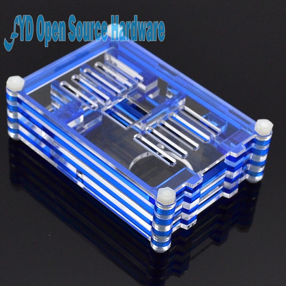 Новейший акриловый корпус с вентилятором для Raspberry PI | Электронные компоненты и