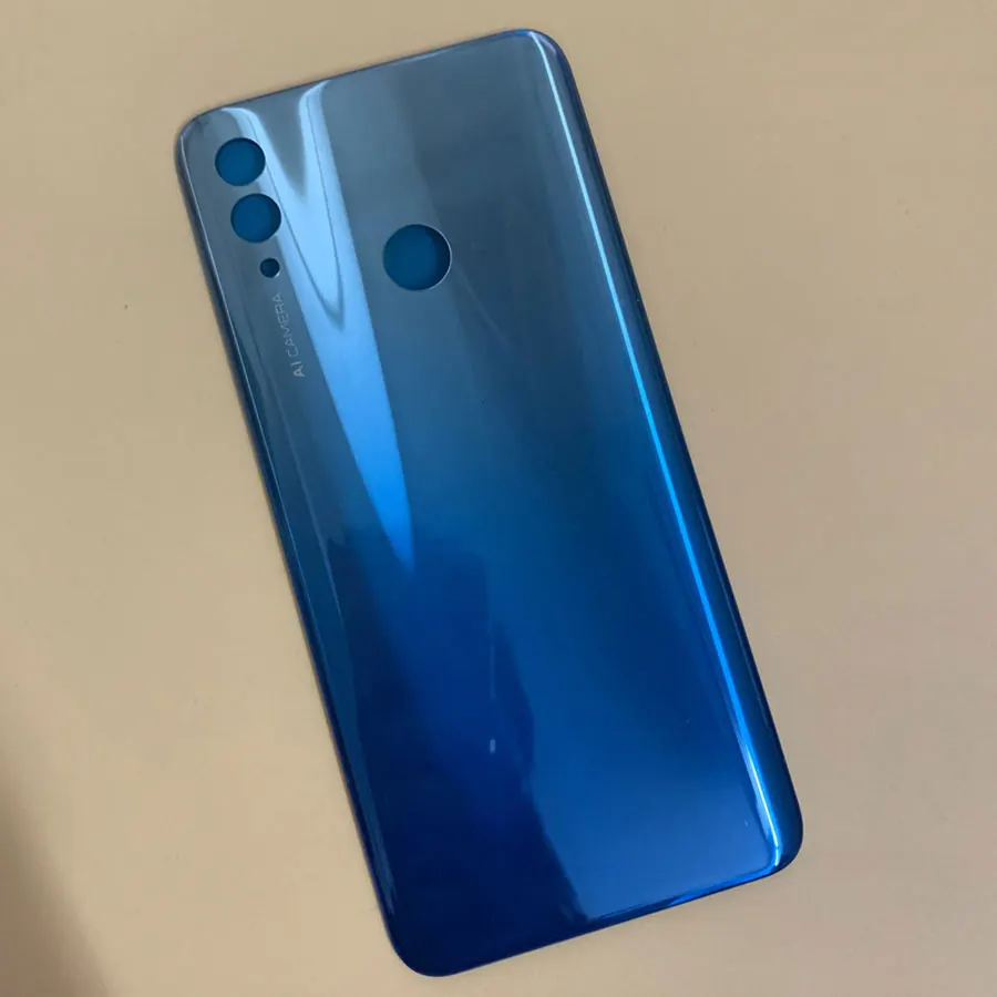 Aurora Blue Оригинальная стеклянная задняя крышка батарейного отсека Панель задняя крышка для Honor 10 lite Крышка батарейного отсека Замена двери батарейного отсека - Цвет: Aurora Blue
