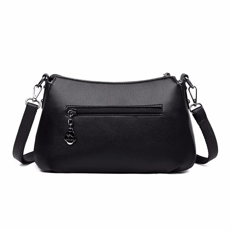 Женские сумки через плечо кожаная сумка мессенджер Женская винтажная мягкая на