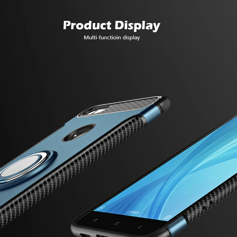 360 кольцевой держатель чехол для телефона Xiaomi Redmi 4 4Pro 4A 4X Pro Prime 5 0 дюймов Магнитная