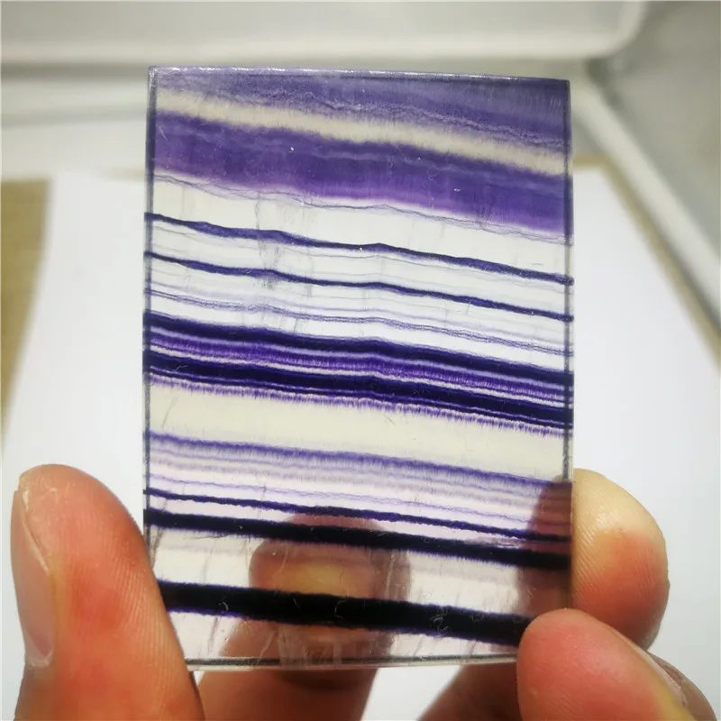 Тарелка из натурального радужного флюорита стеклянный камень лечебная чакра для