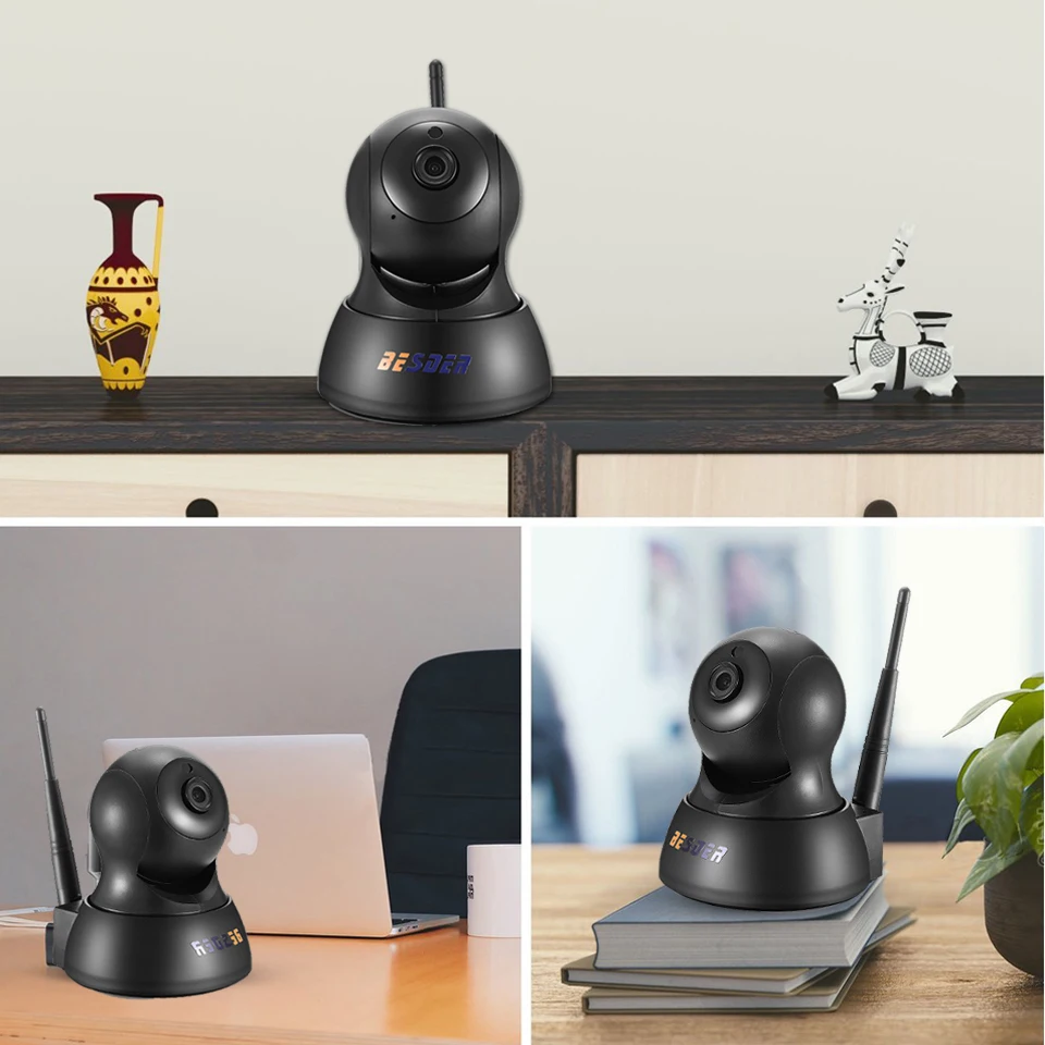 Беспроводная ip-камера besder HD 720P с Wi-Fi и Wi-Fi, камера ночного видеонаблюдения, камера видеонаблюдения для помещений, Радионяня P2P iCSee