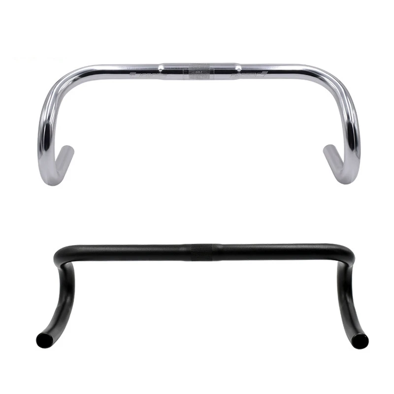 Велосипедный руль для трека MTB горный велосипед Drop Bars дизайн фиксированная передача алюминиевый сплав дорожный велосипед MTB велосипедный гоночный Drop Bar