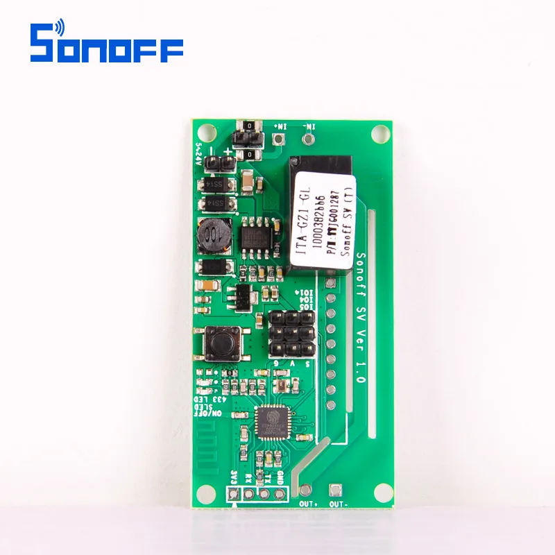 Sonoff SV безопасный Напряжение Wi Fi Беспроводной модуль коммутатора Поддержка