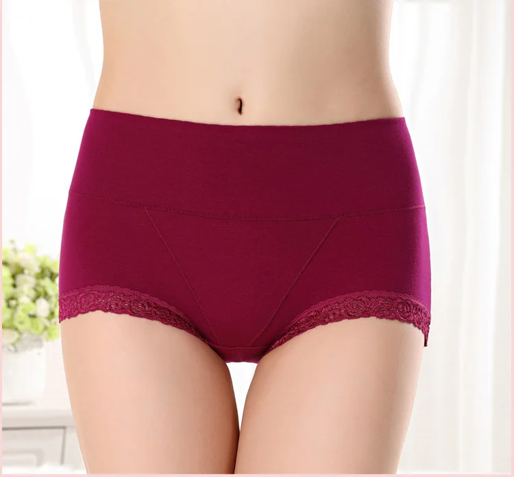 Женские хлопок нижнее белье Бесшовные дышащие трусы сексуальные трусики кружева