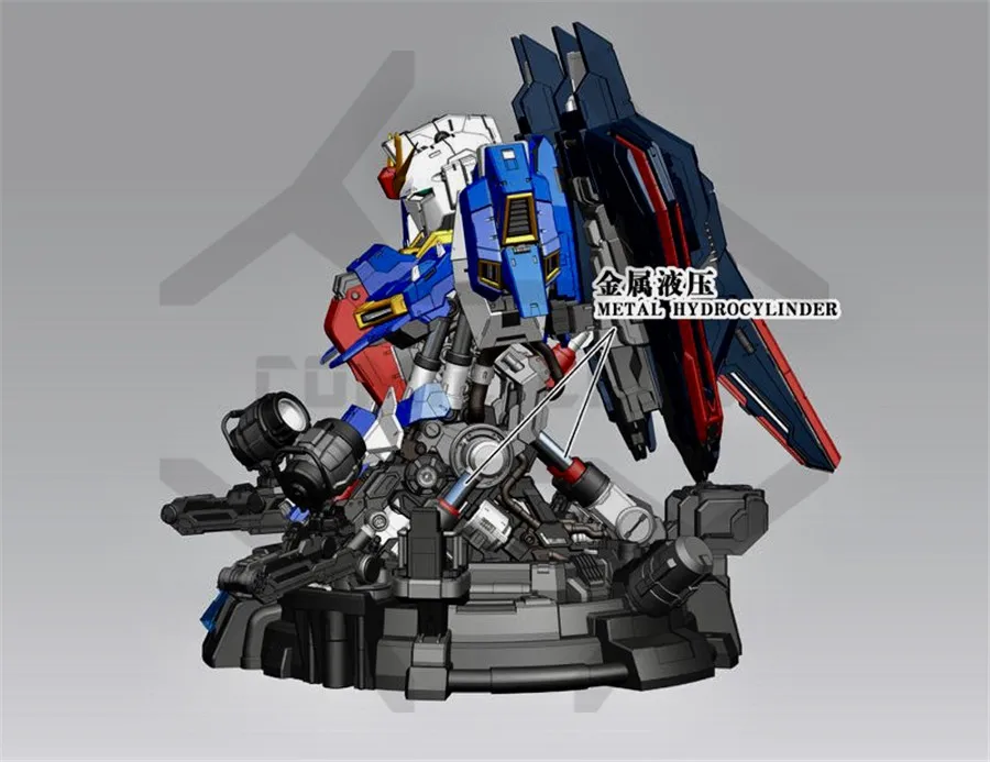 Comic Club 1/35 YIHUI бюст голова ZETA Gundam Сборная модель содержит светодиодный светильник фигурка игрушка