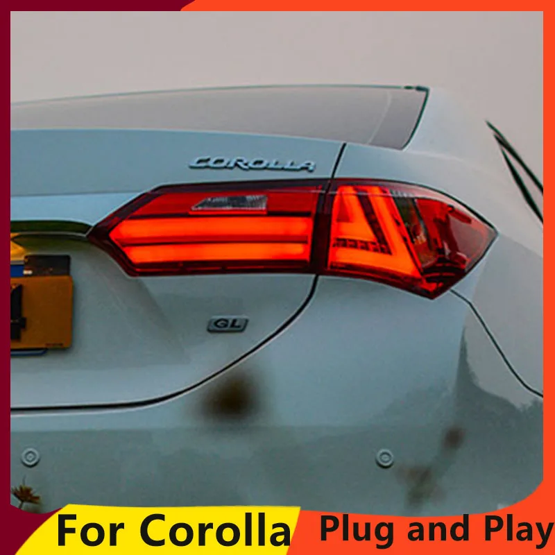 Автомобильный Стайлинг KOWELL для Toyota Corolla задний фонарь 2014 2015 2016 2017 светодиодный