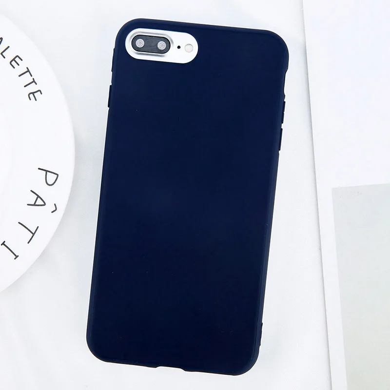 Fexcel мягкий чехол TPU для iPhone 5 5S SE 6 6S 7 8 Plus X XR XS Max ультра тонкий Карамельный цвет 360
