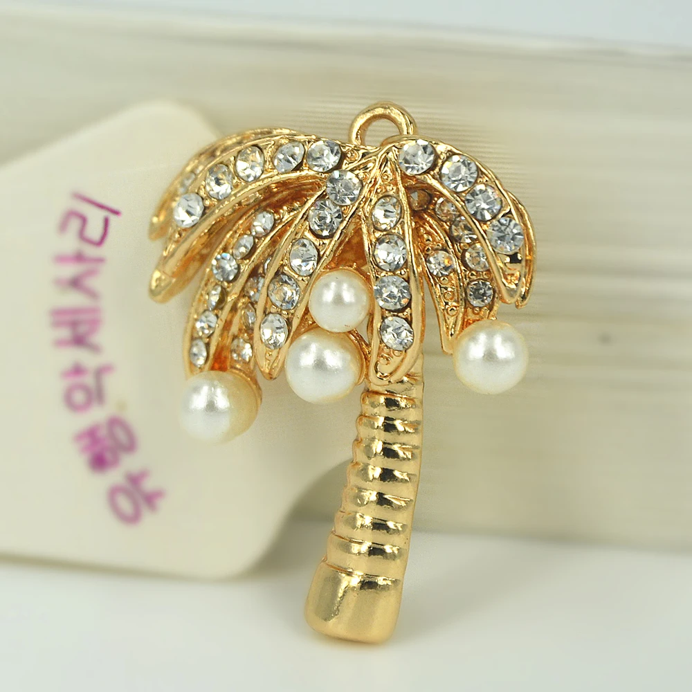 Кокосовый брелок в виде дерева жемчуг модные ювелирные изделия женская сумка