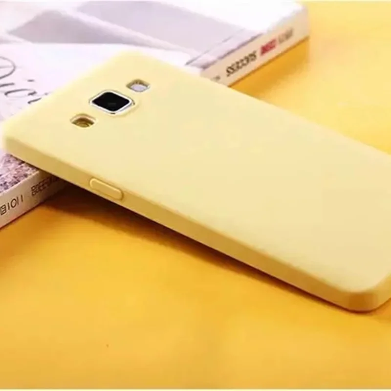 Мягкий силиконовый чехол для девочек, для samsung Galaxy, J5, J7, A5, A7, A8 grand prime, G530 core prime, задняя крышка, чехол, fundas - Цвет: Yellow
