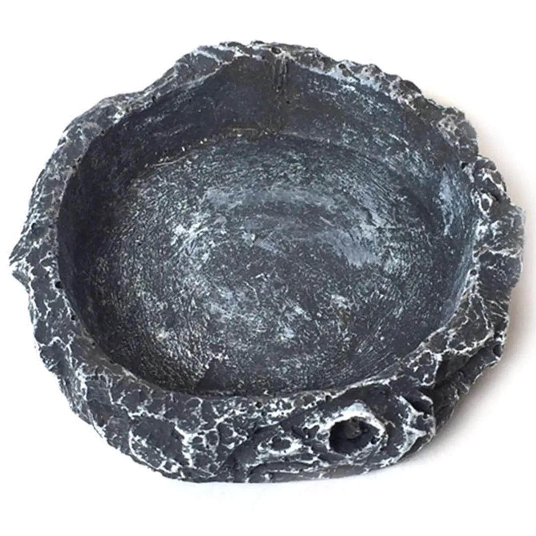 1 х чаша для подачи воды под рептилию Черепаха Ящерица черепаха амфибия горшок