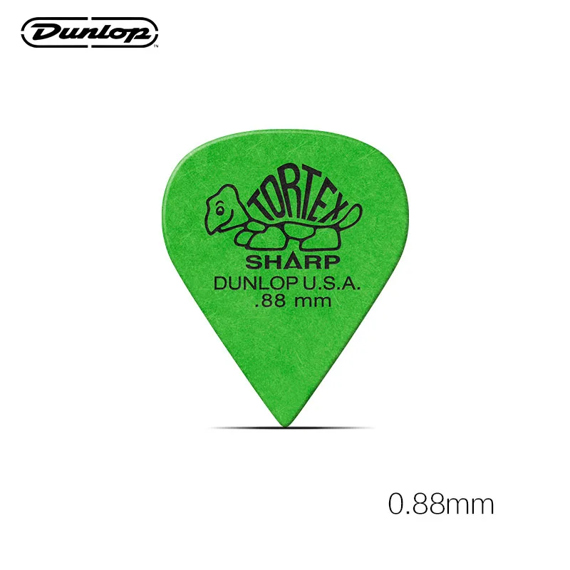 0.88mm Dunlop медиатор для акустической, электро-и бас-гитары, аксессуары для классической гитары 0,73-1,35 мм - Цвет: 0.88mm