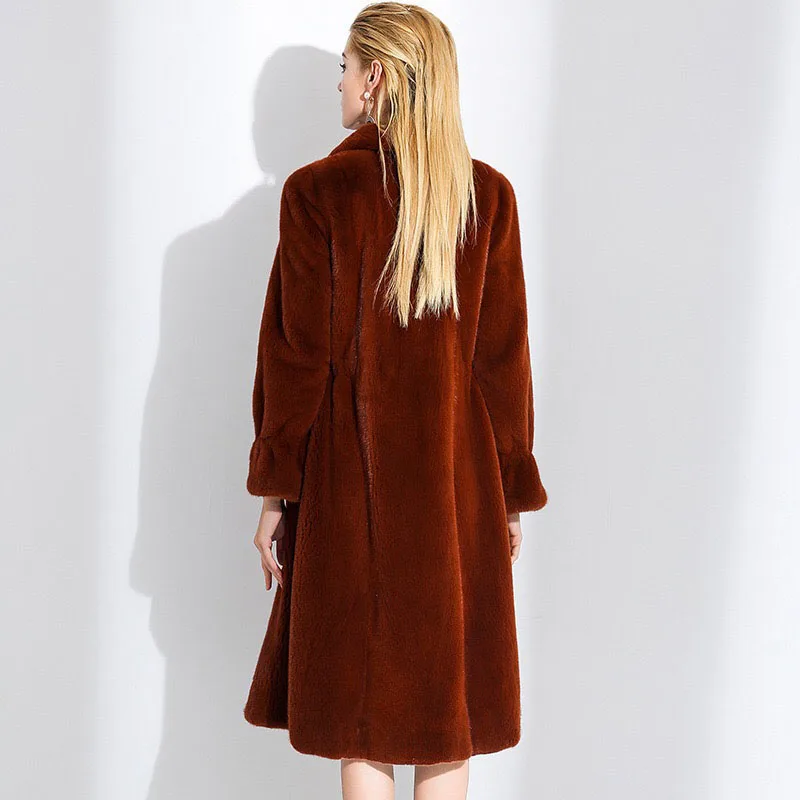 Женская куртка из натурального импортного меха норки элегантная зимняя шуба с