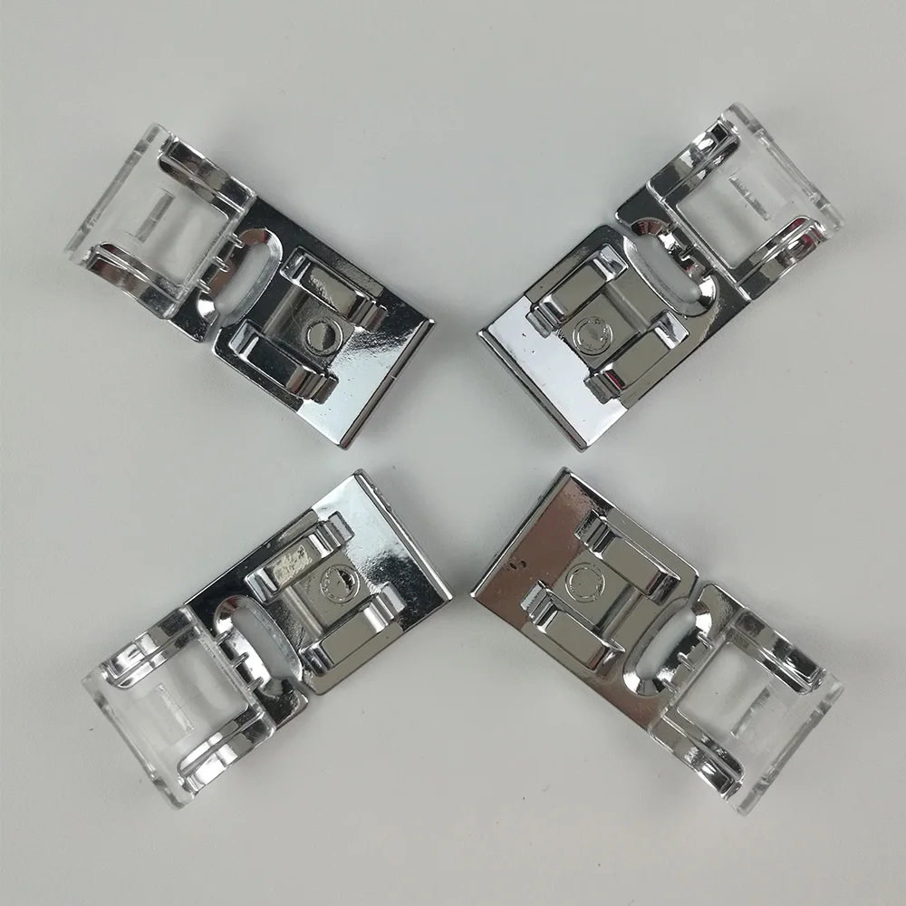 

5 Pcs Presser Foot Domestic Sewing Machine Elastic Presser Foot NO.7568-2 Transparent Standard Presser Foot
