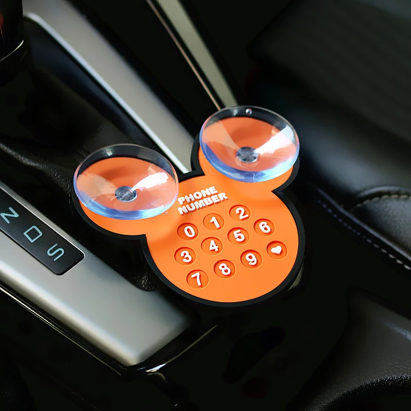 Парковочная карта автомобильные наклейки и табличка с номером телефона для