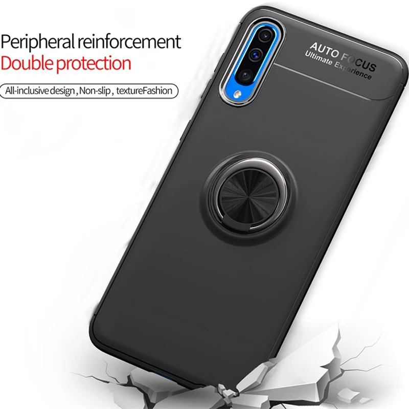 Мягкий чехол Koosuk для samsung A10, A20, A30, A40, A50, A70, автомобильный держатель, кольцо, Brackct, задняя крышка для телефона, чехол для samsung Galaxy A70, A50