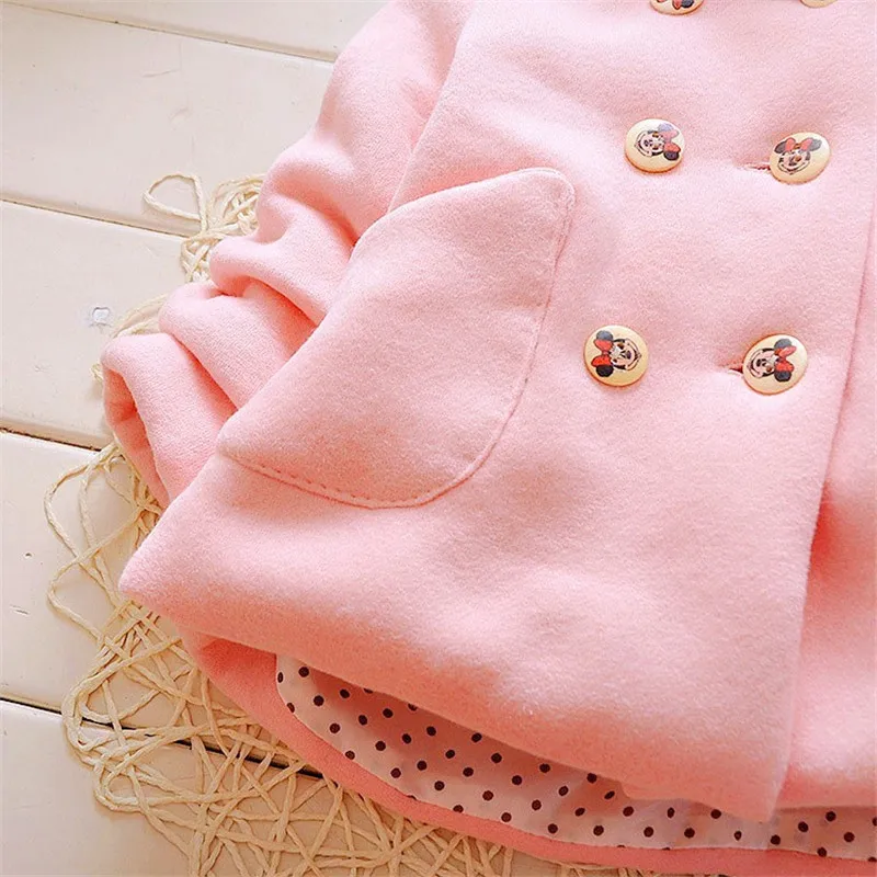 BibiCola Baby Coat Girls Jacket Kids Windproof Coats Spring Autumn Hooded Warm Thick Children Outerwear Toddler Snow wear | Детская