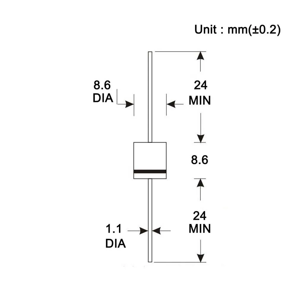 (20 шт.) 6A10 выпрямительный диод 6A 1000 V R 6 Axial Amp Вольт электронный кремний|diode 6a|rectifier
