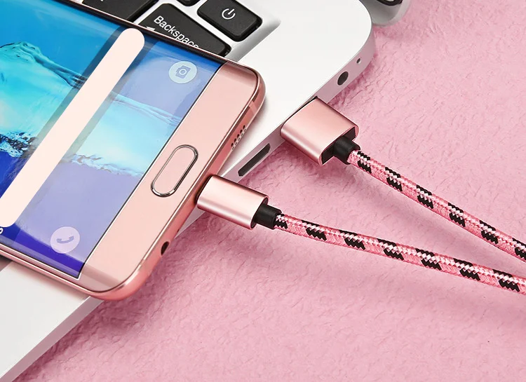 BYLEEN 25/100/200/300 см длинный USB Type C кабель в оплетке для быстрой зарядки зарядное