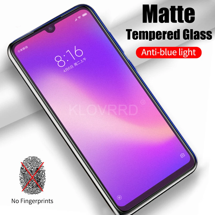 Анти синий Ультрафиолетовый матовый экран протектор для Xiaomi mi Red Note 5 6 7 Pro Global S2 6A