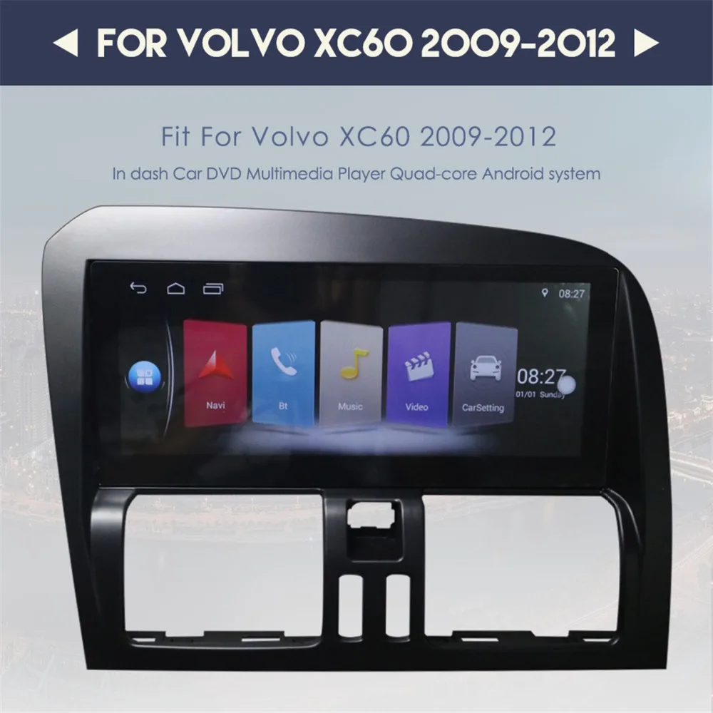 Android 8,0 32G Автомобильный dvd-плеер навигация для Volvo XC60 левый руль 2009 2010 2011 2012 радио стерео Мультимедиа хедуни