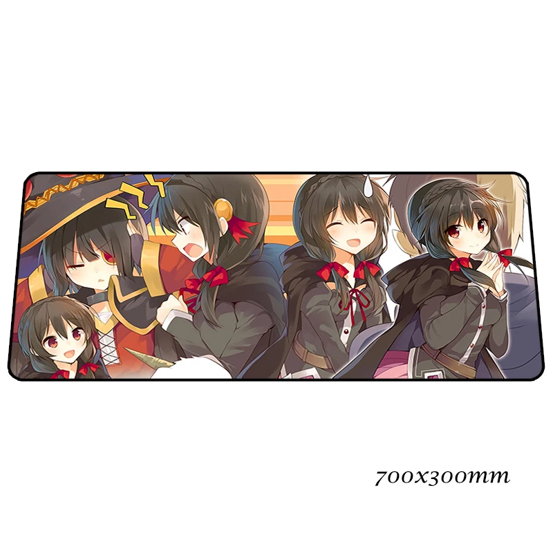 design 7 Konosuba коврик для мыши с рисунком HD компьютерный геймер Коврик для мыши красивый 70x30 см Коврик для мыши крутой Коврик Для Мыши Эргономичный гаджет настольные коврики - Цвет: design 7