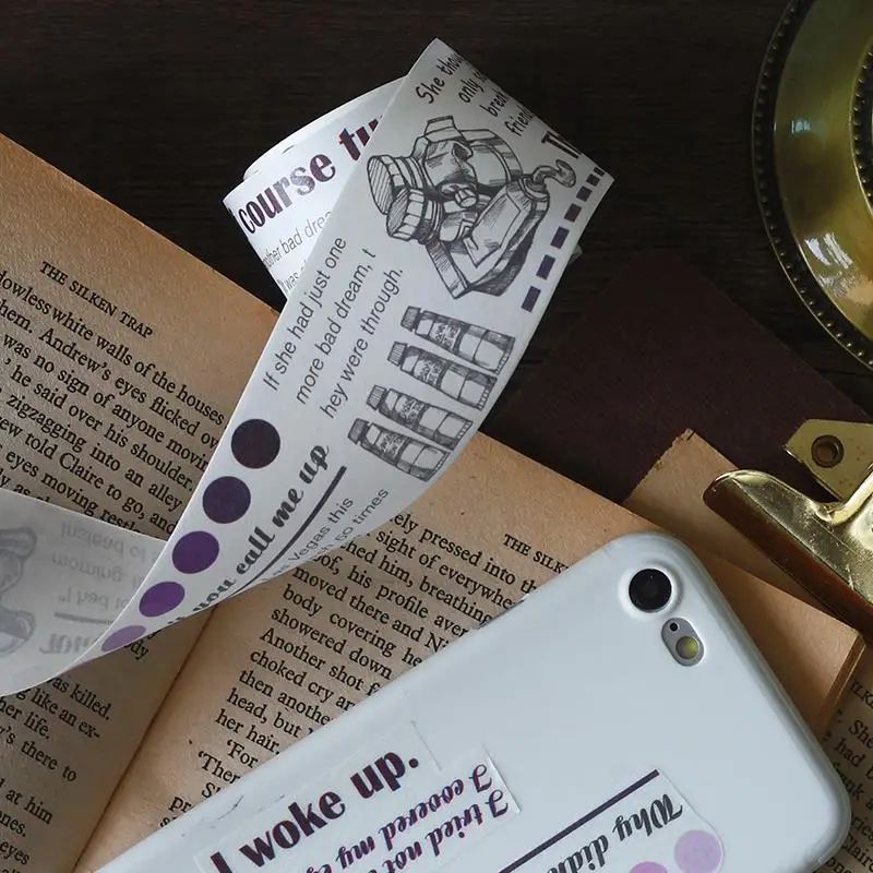 

Various Vintage Alphabet Washi Tape Adhesive Tape Diy Scrapbooking Sticker Label Masking Tape