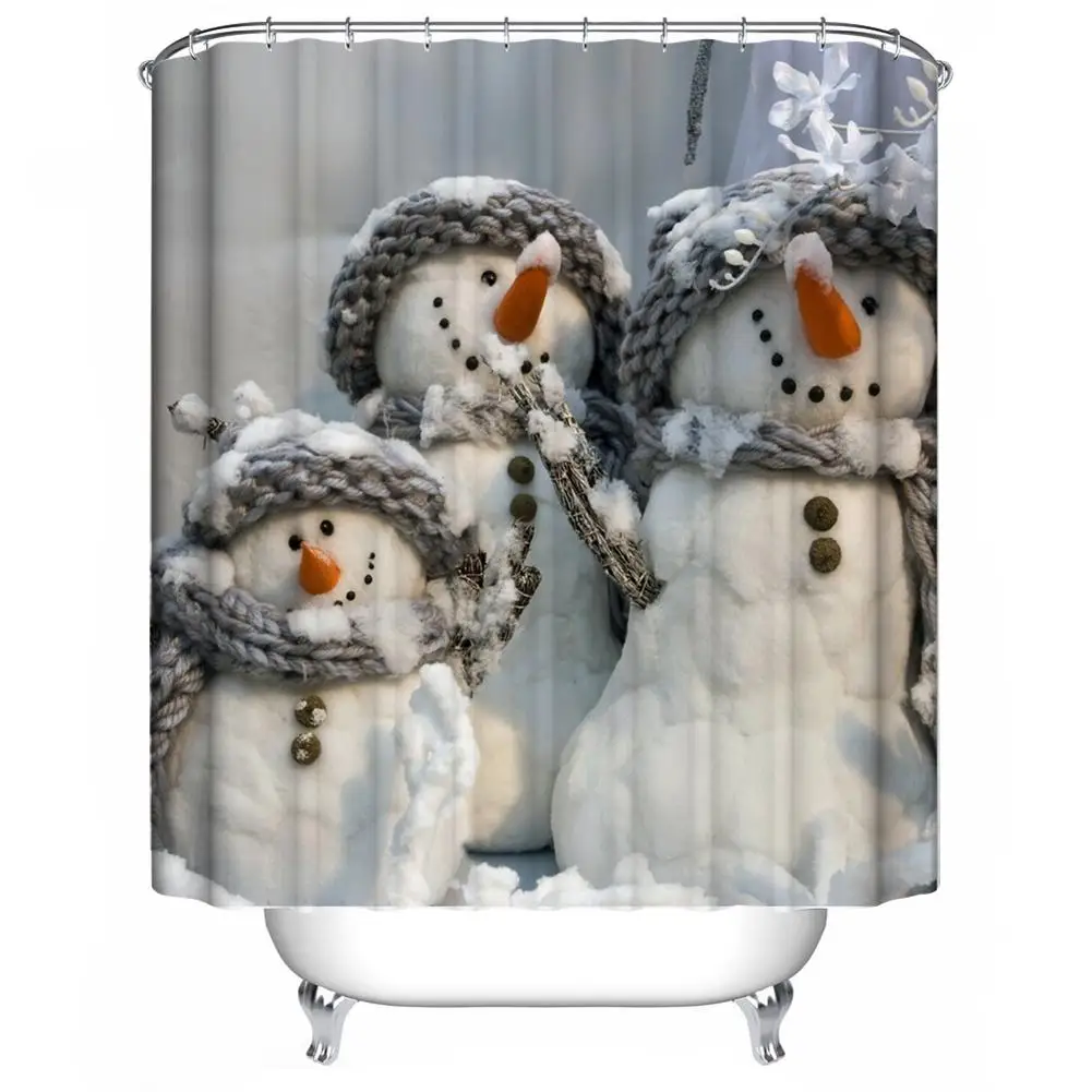 Рождественская серия снеговика цифровая печать водонепроницаемая ткань