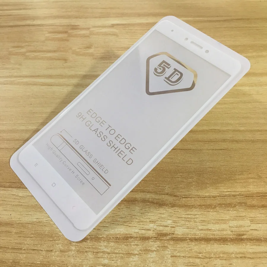 5D полное покрытие краев закаленное стекло на Xiaomi Redmi Note 4 X 4X Стекло против царапин