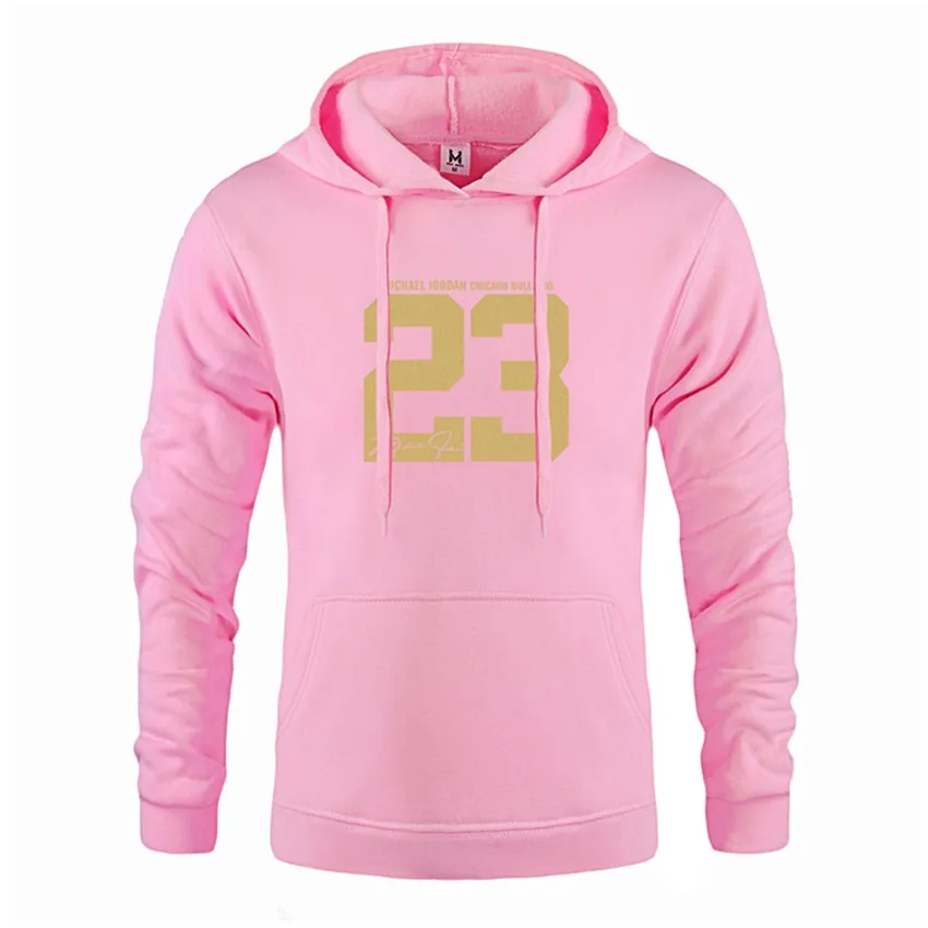 Pink Модные Для мужчин High Street Повседневное Jogger Спортивная Для мужчин толстовки Повседневное дикий 23 ситец Для мужчин s Hoodie - Цвет: Pink