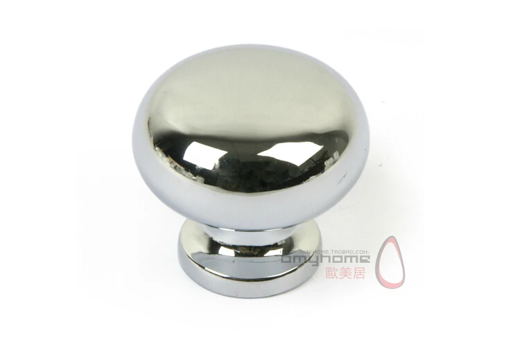 

10Pcs/lot Polished Chrome Round Cabinet Knob (32*30mm)