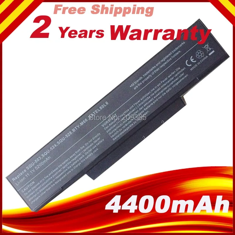 Ноутбук Батарея для LG/Asus ED500 M740BAT 6 M660BAT M660NBAT SQU 524 528 529 718 BTY M66 M67 M68|laptop battery|battery for