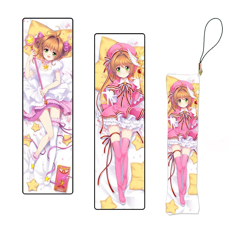 Короткая футболка с героями из японского аниме брелок Cardcaptor Sakura рисунок Сакура