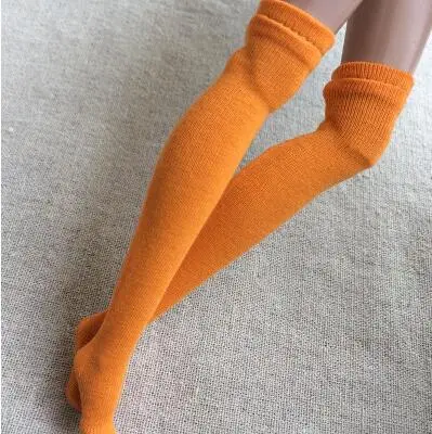 orange 1 пара ярких цветов, чулки Blyth для 1/6, кукольные носки, аксессуары для одежды(fit Azone, Kurhn, OB, Momoko, Barbies, Blyth, 1/6 Doll - Цвет: orange